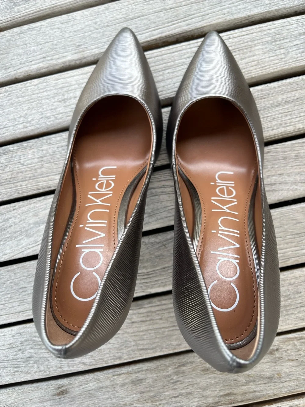 Calvin Klein Women's Gayle Classic Pointed Toe Stiletto Pumps Size 6 1/2